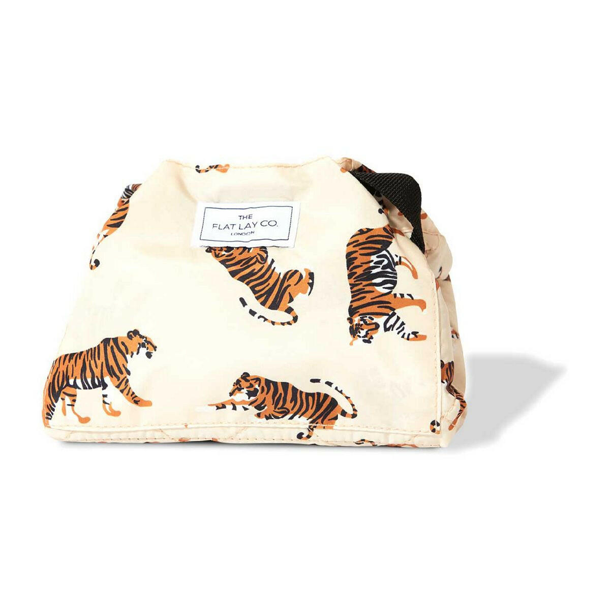 The Flat Lay Co. Neutral Tigers Full Size Flat Lay Makeup Bag GOODS Boots