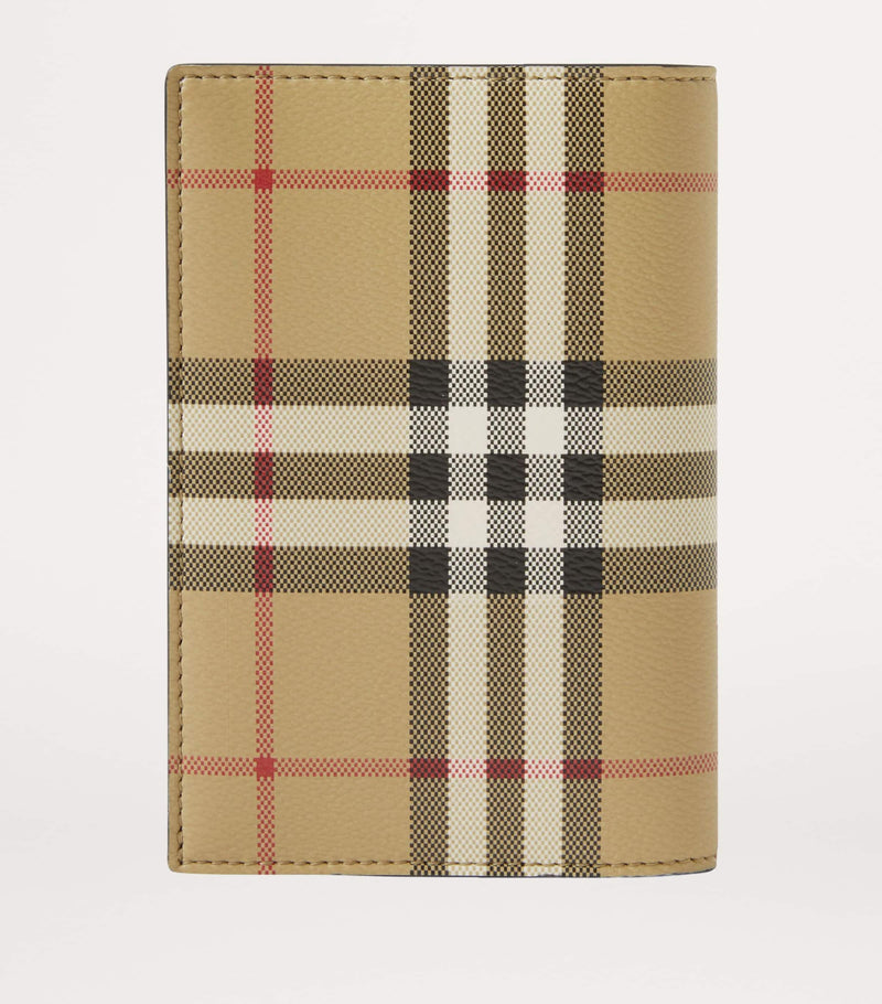 Burberry check passport holder - British product