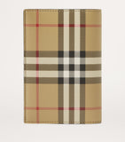 Burberry check print passport holder - British product
