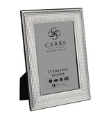 Carrs Sterling Silver Cross Stitch Photo Frame 7x5 inches