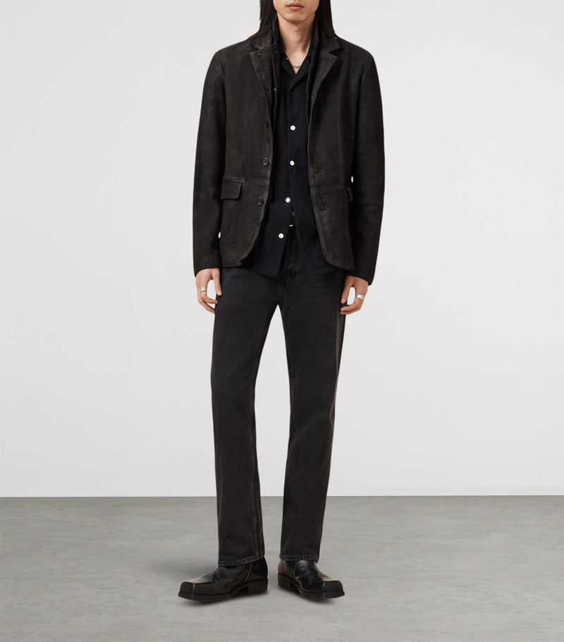 AllSaints Leather Survey Blazer - British product