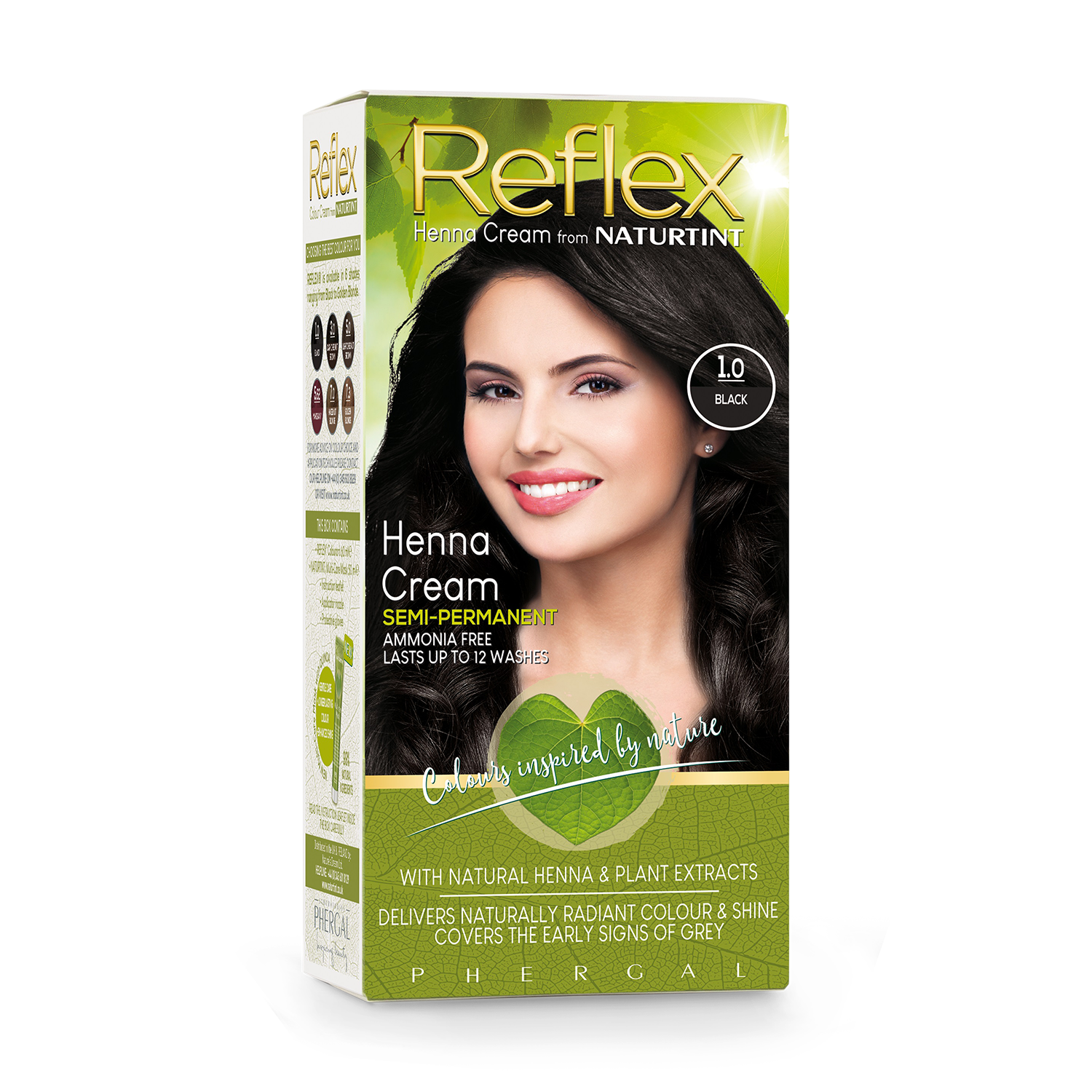 Naturtint Reflex Semi-Permanent Henna Cream Hair Colour 5.62 (Mahogany) - 998271