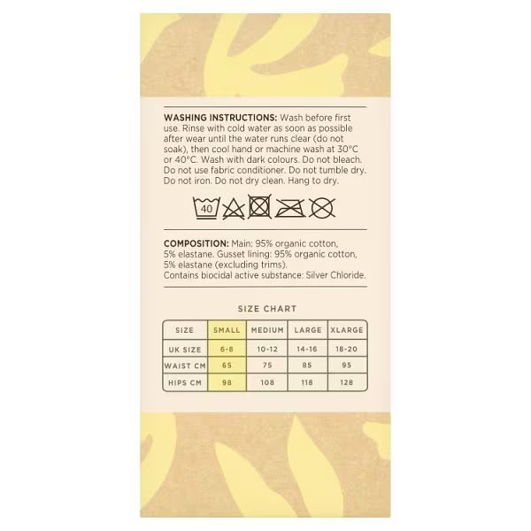 Superdrug Luna Period Bikini Pants Small Size (British brand)