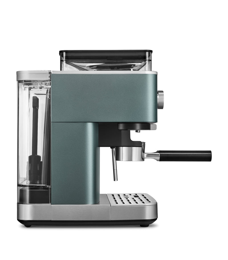 KitchenAid semi automatic espresso machine with burr grinder, UK version