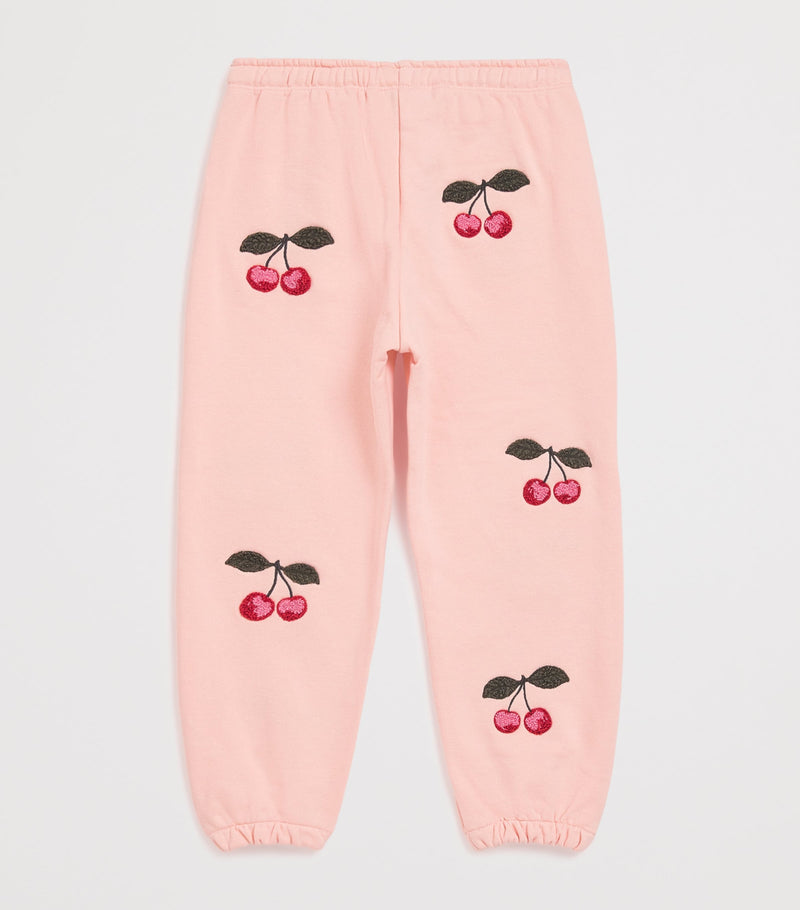 KONGES SLOJD children's sweatpants with cherry motif 6 months to 10 years, UK version