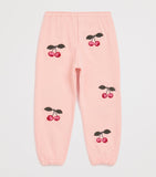 KONGES SLOJD children's sweatpants with cherry motif 6 months to 10 years, UK version