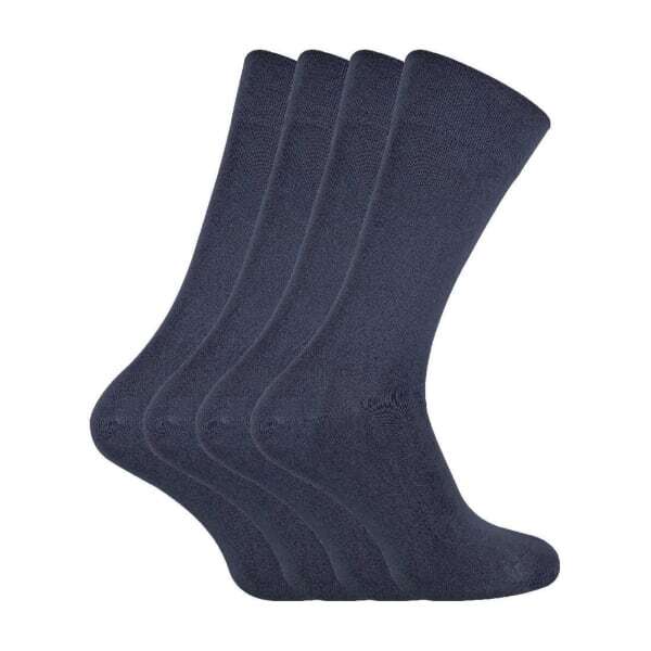 Sock Snob mens bamboo crew socks 4 pack (British brand)