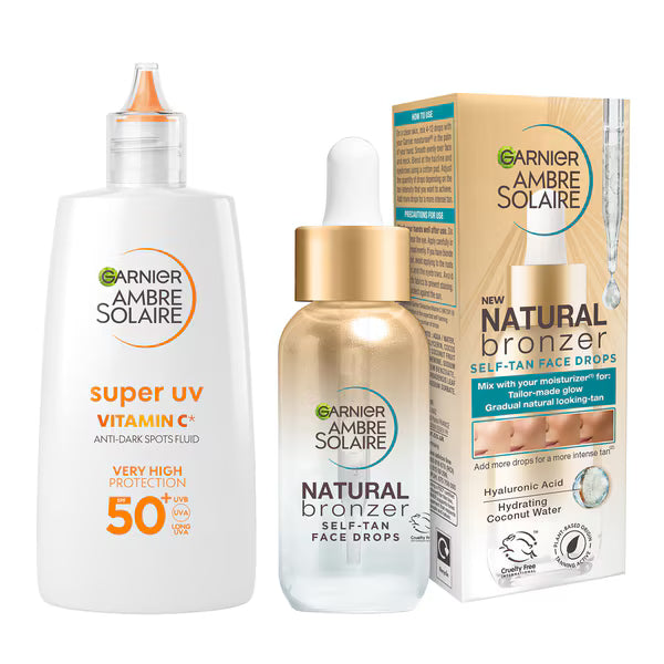 Garnier Glow Duo Self-Tan & SPF 50 Facial Duo 70ml, UK version