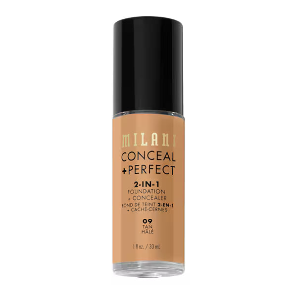 Milani Conceal + Perfect Foundation Concealer Tan 30ml, imported from the UK