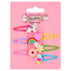 Snap hair clip set 6 pieces - British product