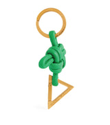 Bottega Veneta Leather Knot Keyring