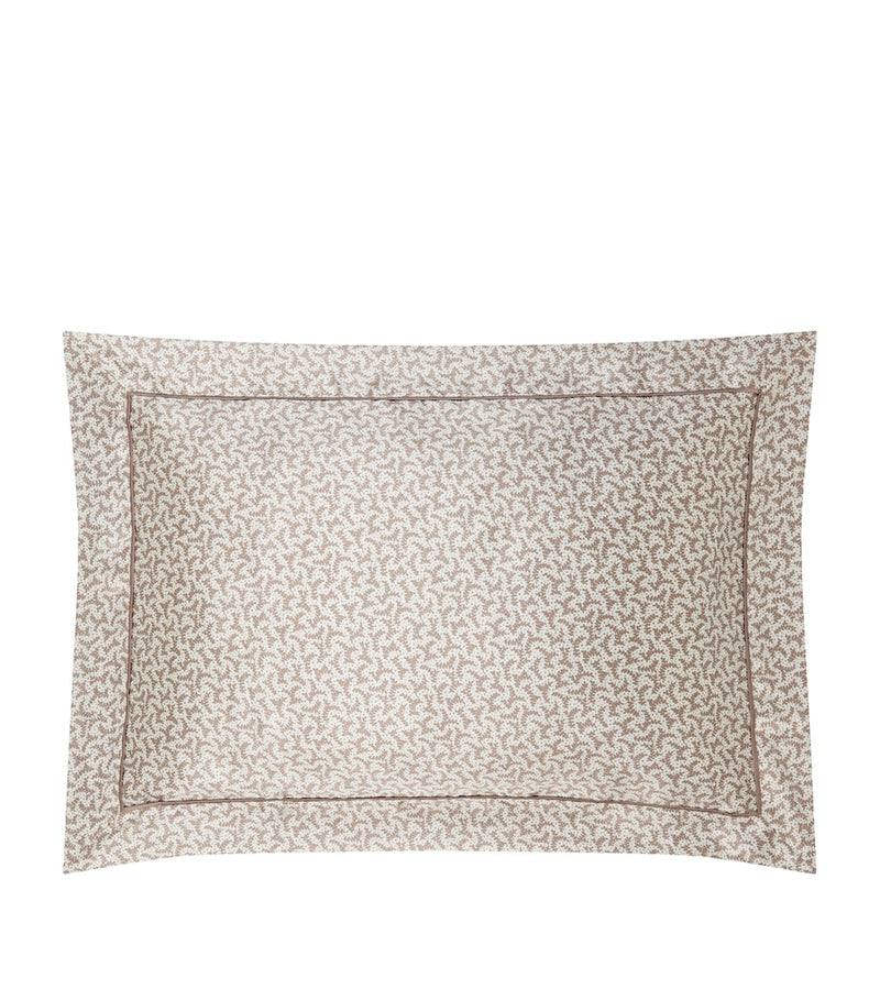 Gingerlily silk fern king oxford pillowcase 50cm x 90cm, UK version