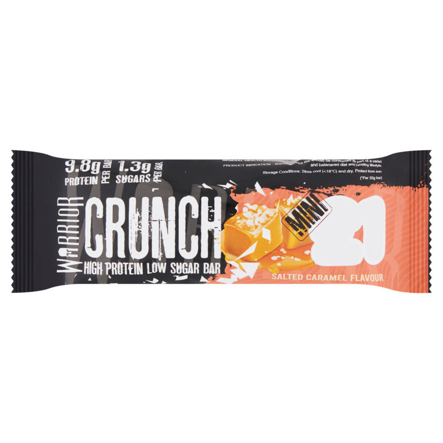 Warrior Crunch Mini Salted Caramel Flavour 32g GOODS ASDA