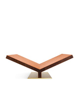 Assouline Walnut-Leather Ultimate Collector Bookstand
