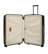 Check-In Spinner Suitcase with Leather Trims, 82cm Size and 118L Capacity