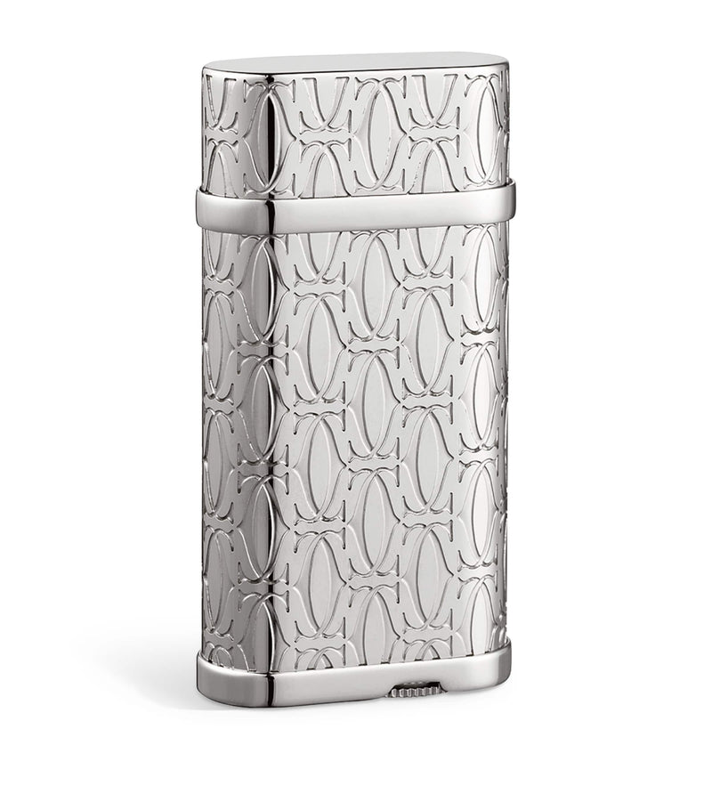 Cartier Palladium Double C de Cartier Lighter - British product