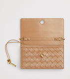 Bottega Veneta Leather Andiamo Chain Wallet