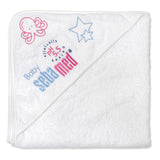 Sebamed Baby Hooded Bathtime Towel 100% Cotton 75cm x 75cm
