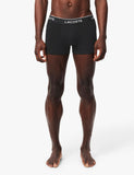 Lacoste cotton-rich trunks 3 pack, UK version