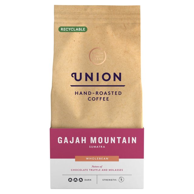 Union Gajah Mountain Sumatra Wholebean 200g GOODS M&S