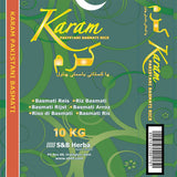 Karam Pakistani Basmati Rice, 10kg