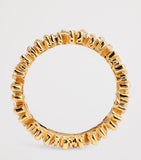 Suzanne Kalan Yellow Gold and Mixed Diamond Tech Ring Jackets (Size 8.5)
