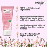 Weleda Natural Almond Sensitive Skin Body Wash Vegan 200ml GOODS M&S