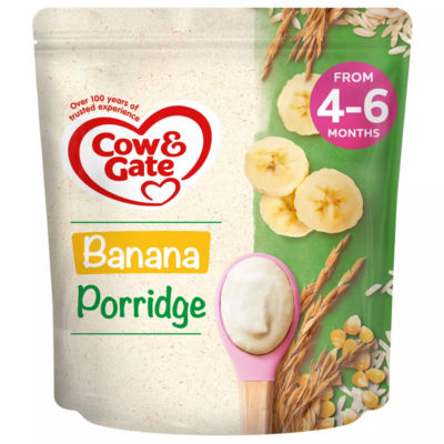 Cow & Gate banana porridge baby cereal 125g - British product