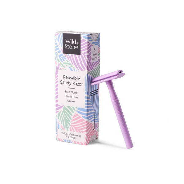 Wild & Stone | Reusable Safety Razor (Purple) GOODS Superdrug Purple