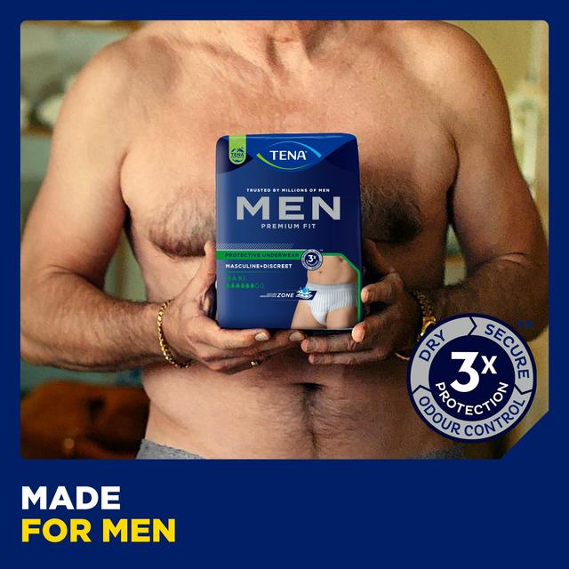 TENA Men Premium Fit Incontinence Pants Large 8 per pack GOODS M&S