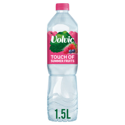 Volvic summer fruits flavoured water 1.5L (British brand)