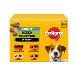 Pedigree Adult Wet Dog Food Mixed Selection in Gravy 12 x 100g Pouches