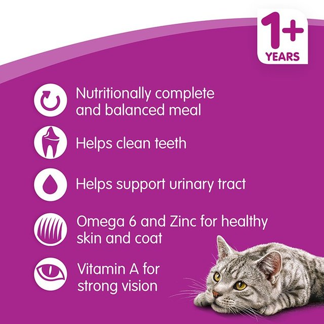 Whiskas 1+ Adult Dry Cat Food with Chicken 7kg GOODS M&S