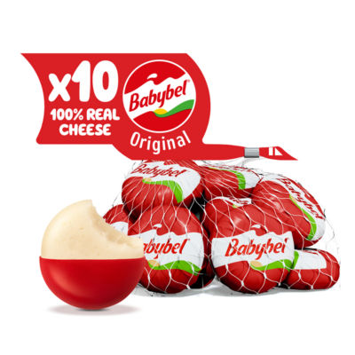 Mini Babybel Original cheese portions 10 x 20g imported from the UK