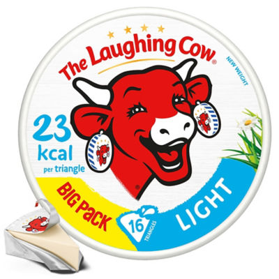 The Laughing Cow light cheese spread triangles 240g (British brand)