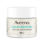 Aveeno Face Calm + Restore Oat Gel Moisturiser 50ml