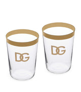 Dolce&Gabbana Casa DG Logo Cocktail Glasses Set of 2