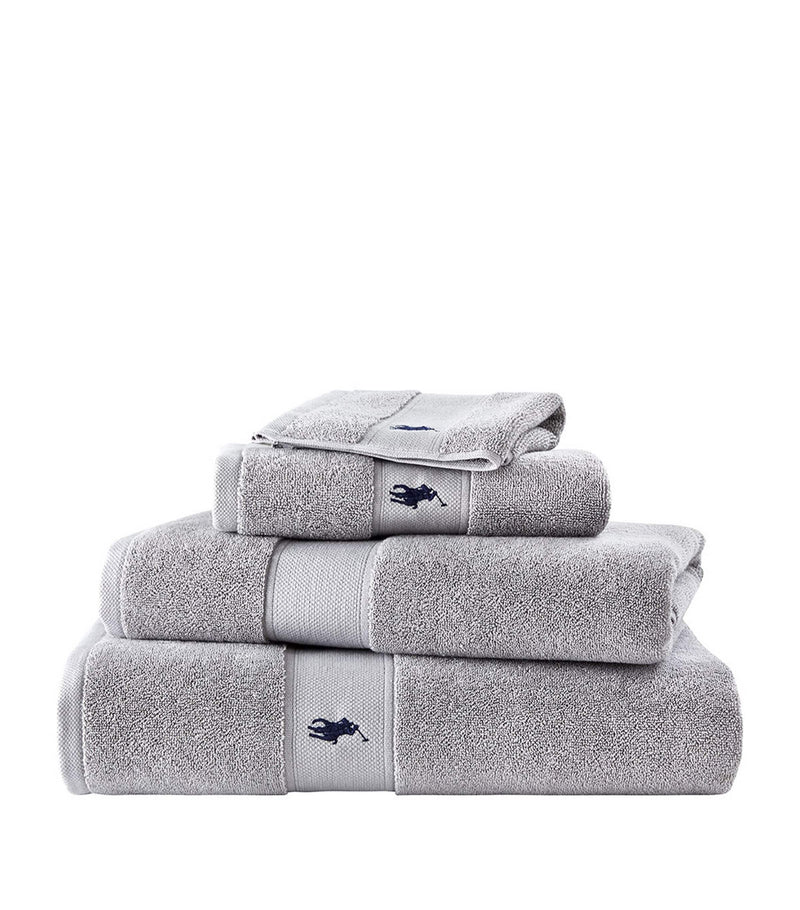 Ralph Lauren Polo Player bath towel 70cm x 140cm, imported from the UK