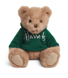 Harrods Henry Bear honey-hued soft toy with removable hoodie 25.5cm, UK version