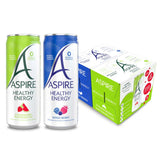 Aspire Strawberry & Watermelon & Mixed Berry Energy Drink 12 x 330ml