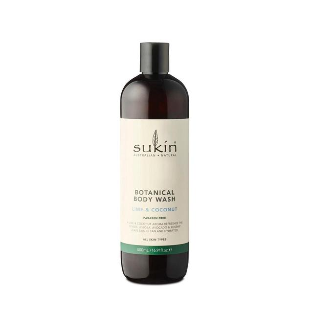 Sukin Natural Body Wash Lime and Coconut 500ml GOODS M&S