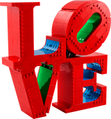 LEGO Art LOVE Sculpture 791 Pieces Adult Building Set