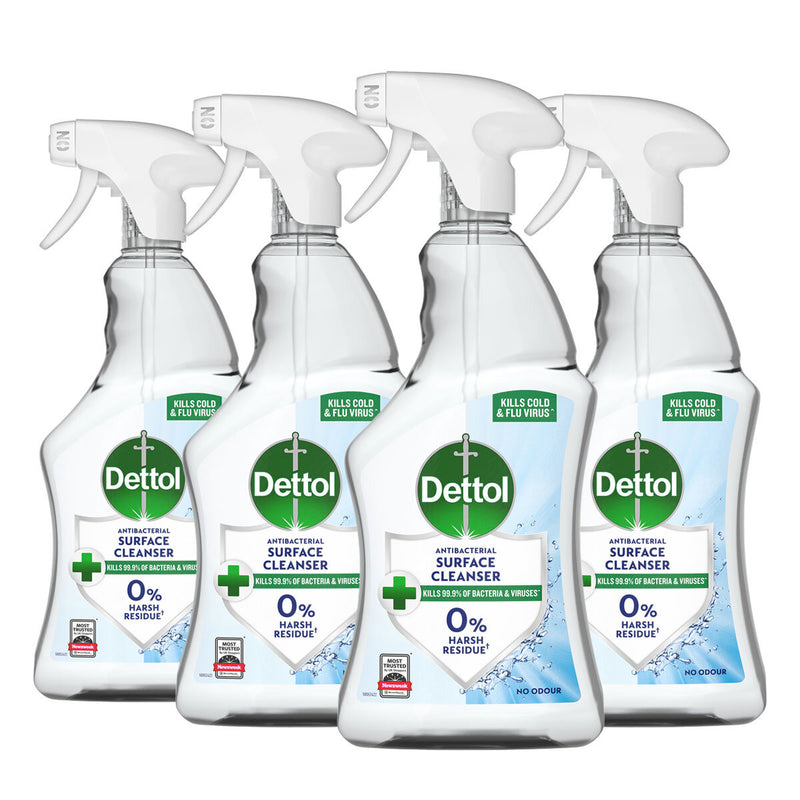 Dettol antibacterial surface cleanser 4 x 750ml - British product