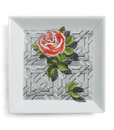Fornasetti Square Musciarabia con Rose Decorative Plate 20cm x 20cm