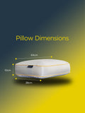 Snuggledown Memory Foam Pillow Breathable White Cover (British brand)