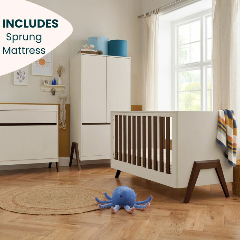 Tutti Bambini Fuori nursery set in sand and walnut (British brand)