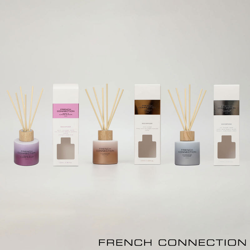 French Connection Ombre reed diffuser set 100ml 3 pack - British product
