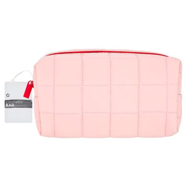 DNR pink padded cube cosmetic bag, UK version