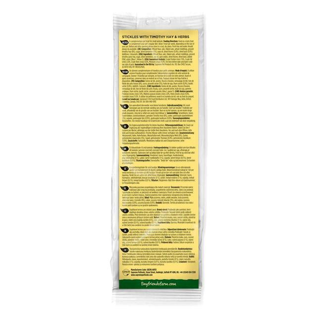 Supreme Tiny Friends Farm Stickle Timothy Hay and Herbs 100g GOODS M&S