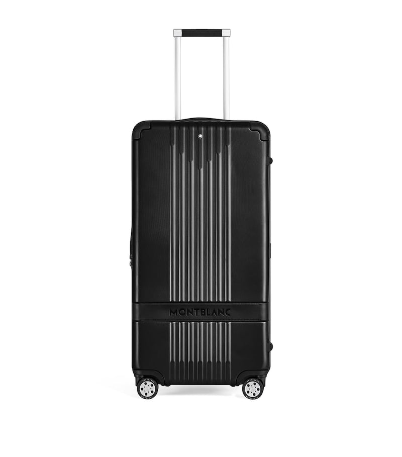 Hardwearing Recycled Polycarbonate Spinner Suitcase in Marine Hue